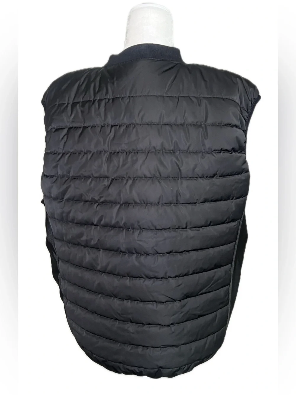 Men's Black USB Rechargeable Heated Lightweight Quilted Zip Front Puffer Vest XL